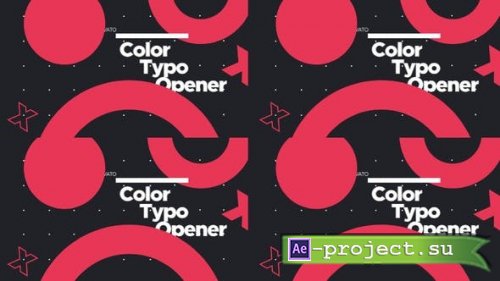 Videohive - Colorful Typo Opener - 29593043 - Project for After Effects