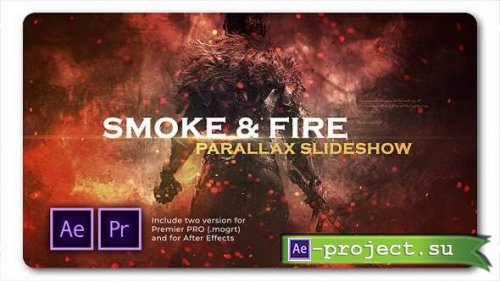 Videohive - Smoke N Fire Parallax Slideshow - 29682080 - Premiere Pro & After Effects Templates