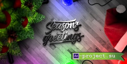 Videohive - Christmas Lights Logo Reveal - 21052241 - Project for After Effects