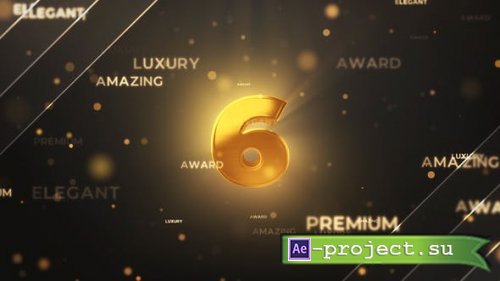 Videohive - Gold Countdown Intro - 29731436 - Project for After Effects