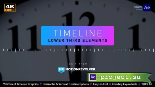 Videohive - Timeline Lower Third Elements - 29763421 - Project for After Effects