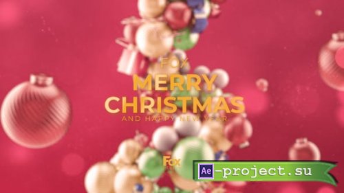 Videohive - Merry Christmas Elegant Abstract 3D - 29780285 - Project for After Effects