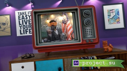 Videohive - Old TV Youtube Opener - 29347658 - Project for After Effects