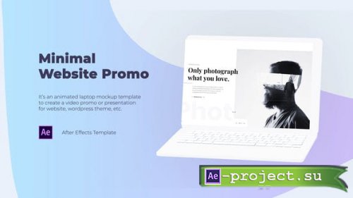 Videohive - Minimal Website Promo - Laptop Mockup - 29505029 - Project for After Effects