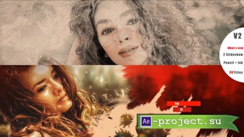 Videohive - Pencil And Ink Slideshow V2 - 29294908 - Project for After Effects