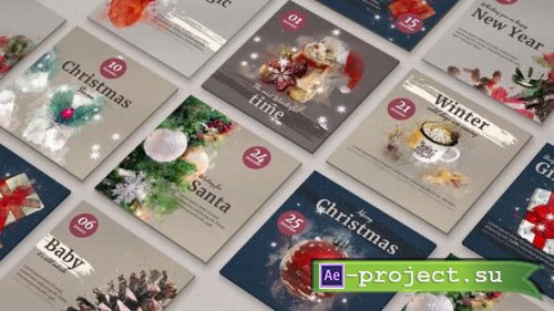 Videohive - Winter Illustrated Instagram Post - 29781684 - Project for After Effects