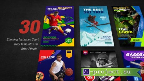  Videohive - Sport Promo Instagram Stories - 29687017 - Project for After Effects