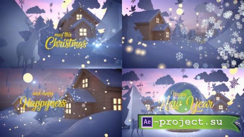 Videohive - Merry Christmas Wish - 25168040 - Project for After Effects