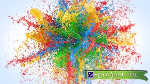 Videohive - Exploding Paints Logo Reveal - 20751062 - Project for After Effects