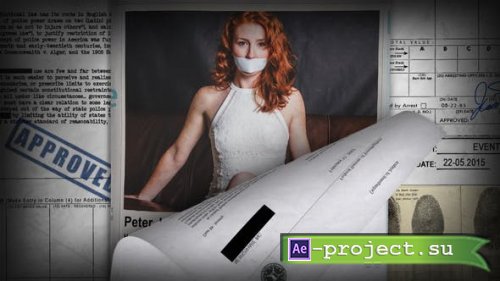 Videohive - Investigation Intro - 21600612 - Project for After Effects
