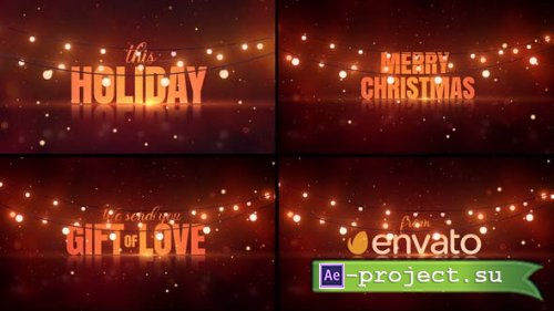 Videohive - Christmas Lights Wishes - 29833016 - Project for After Effects