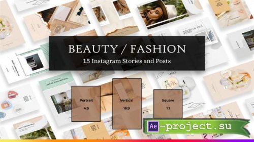 Videohive - Beauty | Fashion Instagram Stories and Posts - 29833309 - Project for After Effects