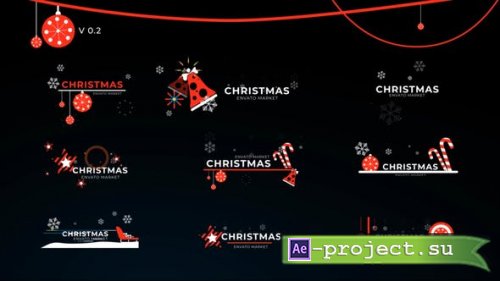 Videohive - Christmas Icon Titles V 0.2 - 29711180 - Project for After Effects