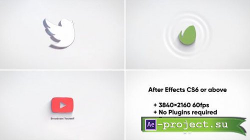 Videohive - Simple 3D Logo Reveal - 29802035 - Project for After Effects
