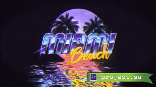 Videohive - Retro Wave Logo - 24462182 - Project for After Effects