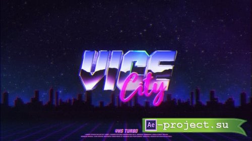 Videohive - Retro Wave Logo - 24392695 - Project for After Effects