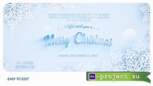 Videohive - Christmas Slideshow - 25157479 - Project for After Effects