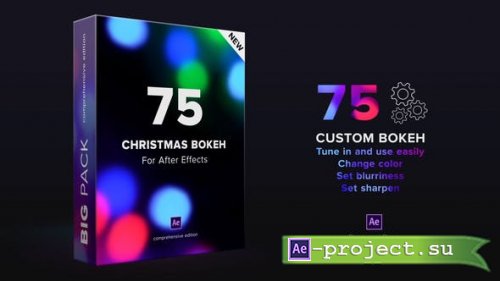 Videohive - Christmas Custom Bokeh Pack - 23035560 - Project for After Effects