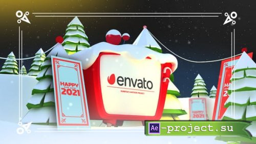 Videohive - Christmas Tv Channel Logo - 29741091 - Project for After Effects