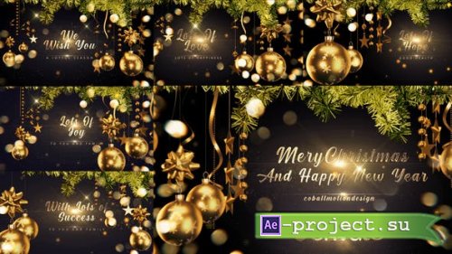 Videohive - Golden Christmas Wishes 4K - 29651275 - Project for After Effects