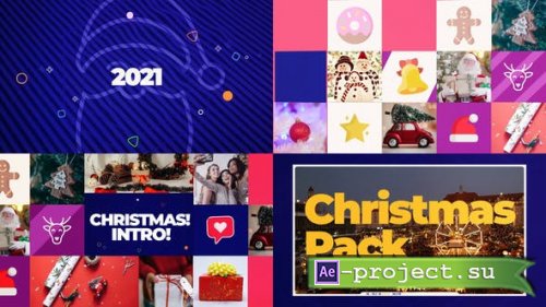 Videohive - Merry Christmas Intro - 29620343 - Project for After Effects