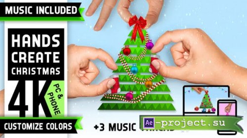 Videohive - Minimal Christmas Tree Logo - 29633166 - Project for After Effects