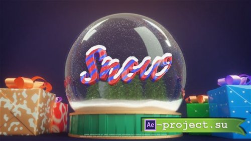 Videohive - Snow Globe Logo - 25268040 - Project for After Effects