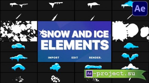 Videohive - Snow And Ice Elements | After Effects - 29779680 - After Effects Project & Script