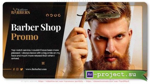 Videohive - Barber Shop Promo - 29876704 - Project for After Effects