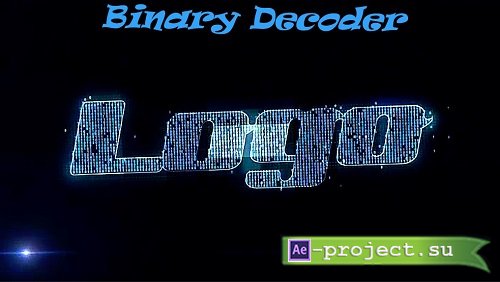 Binary Decoder Logo 357914 - Project for After Effects
