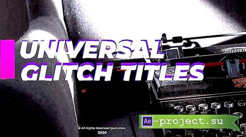Glitch Titles Kit 880795 - Project for After Effects