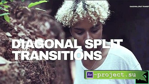 Diagonal Split Transitions 879696 - Project for After Effects