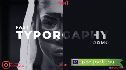 Videohive - Fast Typography Promo - 25863265 - Project for After Effects