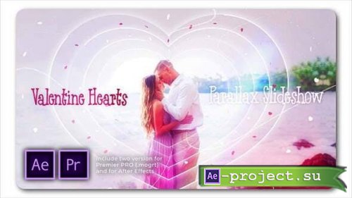 Videohive - Valentine Hearts Parallax Slideshow - 29855913 - Premiere Pro & After Effects Templates