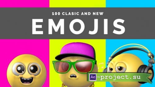 Videohive - 100 Classic And New Emojis - 29840105 - Motion Graphics