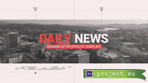 Videohive - Daily News Intro - 29109220 - Project for After Effects