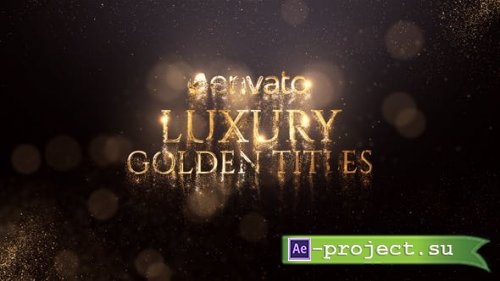 Videohive - Luxury Golden Titles - 21834365 - Project for After Effects