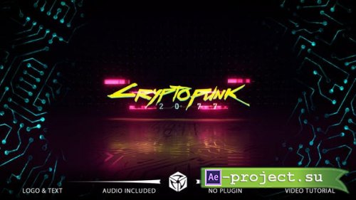 Videohive - Cyberpunk Crypto Glitch - 26401792 - Project for After Effects