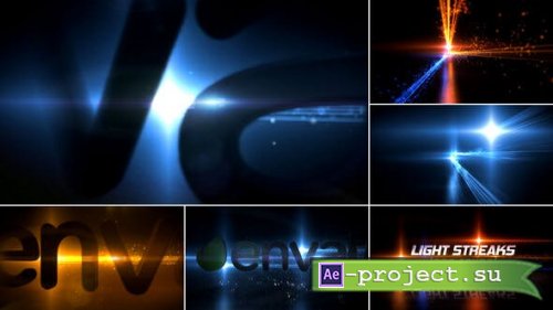 Videohive - Light Streaks Logo Reveal - 10748293 - Project for After Effects
