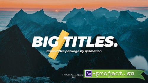 Videohive - Fast and Stylish Titles - 29955614 - Project for After Effects