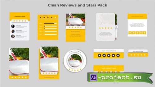 Videohive - Clean Reviews And 5-Star Pack - 29946848 - Project for After Effects
