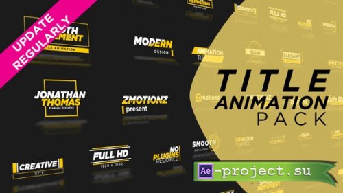 Videohive - Animation Title Pack - 29891353 - Project for After Effects