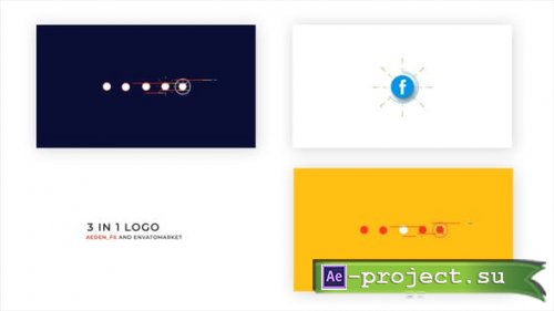 Videohive - Flat Logo Opener 3 In 1 - 29658085 - Project for After Effects