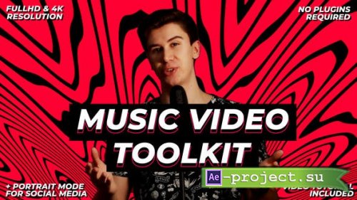 Videohive - Music Video Toolkit - 29710580 - Project for After Effects