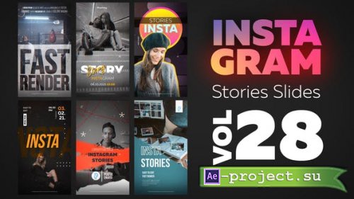 Videohive - Instagram Stories Slides Vol. 28 - 29971943 - Project for After Effects