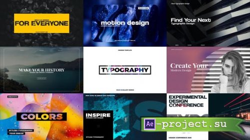 Videohive - Stylish Typography - 29090341 - Project for After Effects