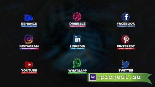 Videohive - Social Media Pack 3D - 28945299 - Project for After Effects