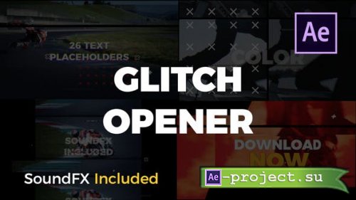 Videohive - Glitch Opener | After Effects - 22108959 - Project for After Effects