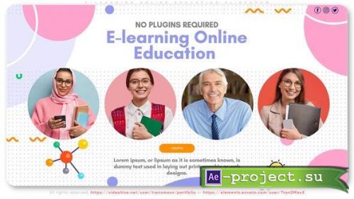Videohive - E-learning Online Education Slideshow - 29956121 - Project for After Effects