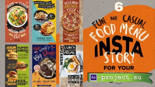 Videohive - Fun Casual Food Menu Instagram Stories - 29986570 - Project for After Effects